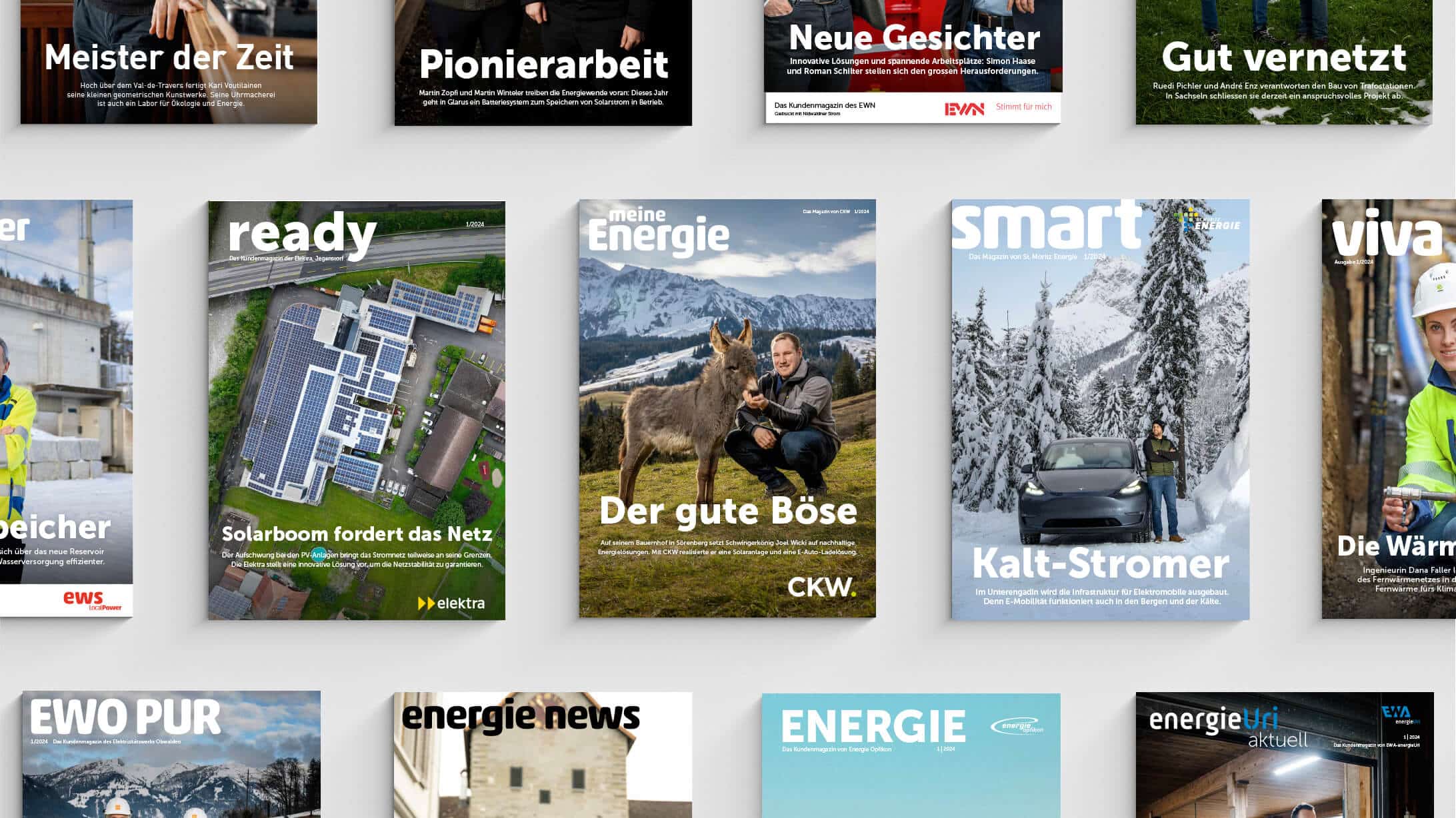 Covers des Verbundmagazins smart