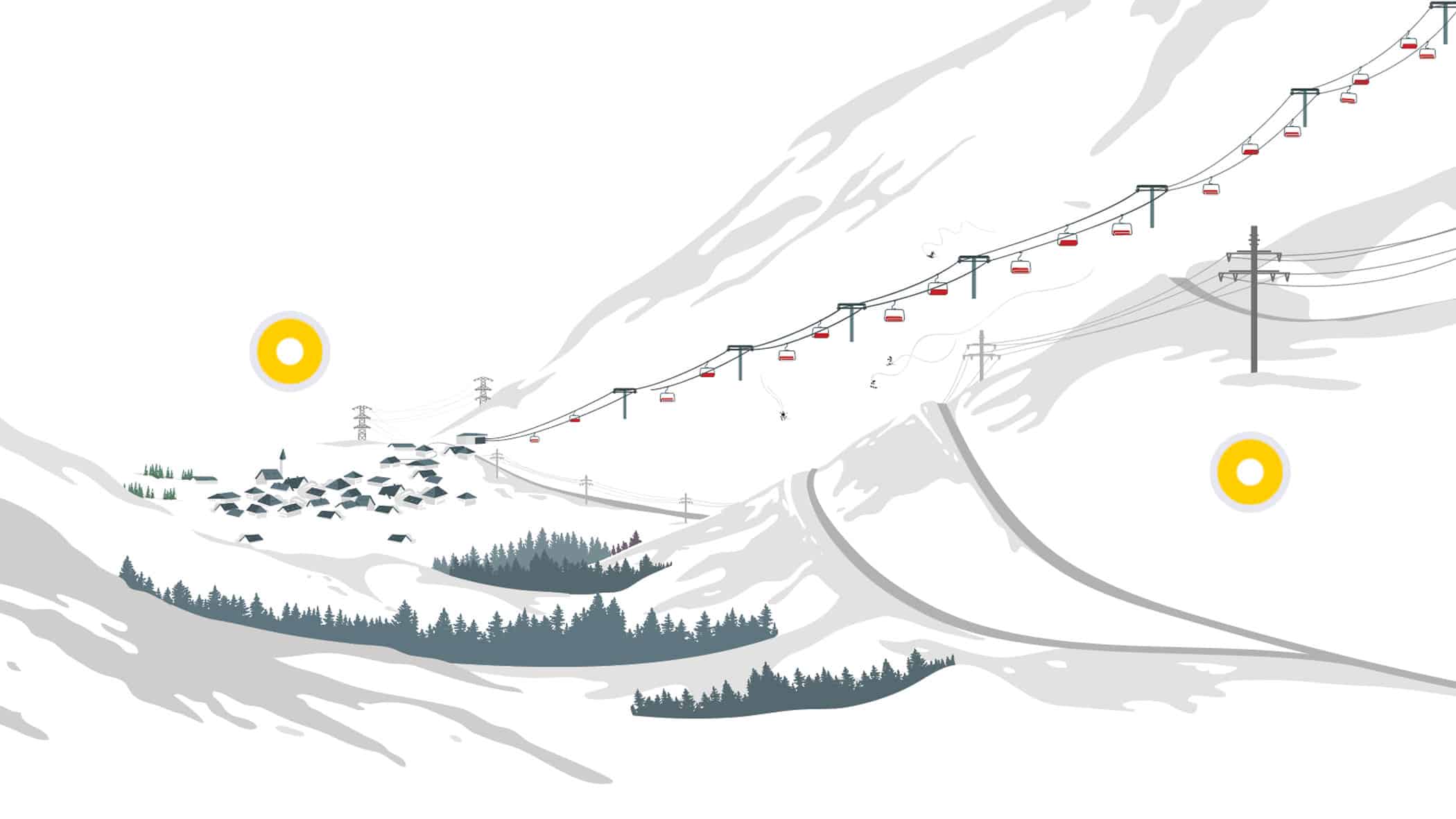 Ausschnitt einer Infografik zum Thema alpine Solaranlage